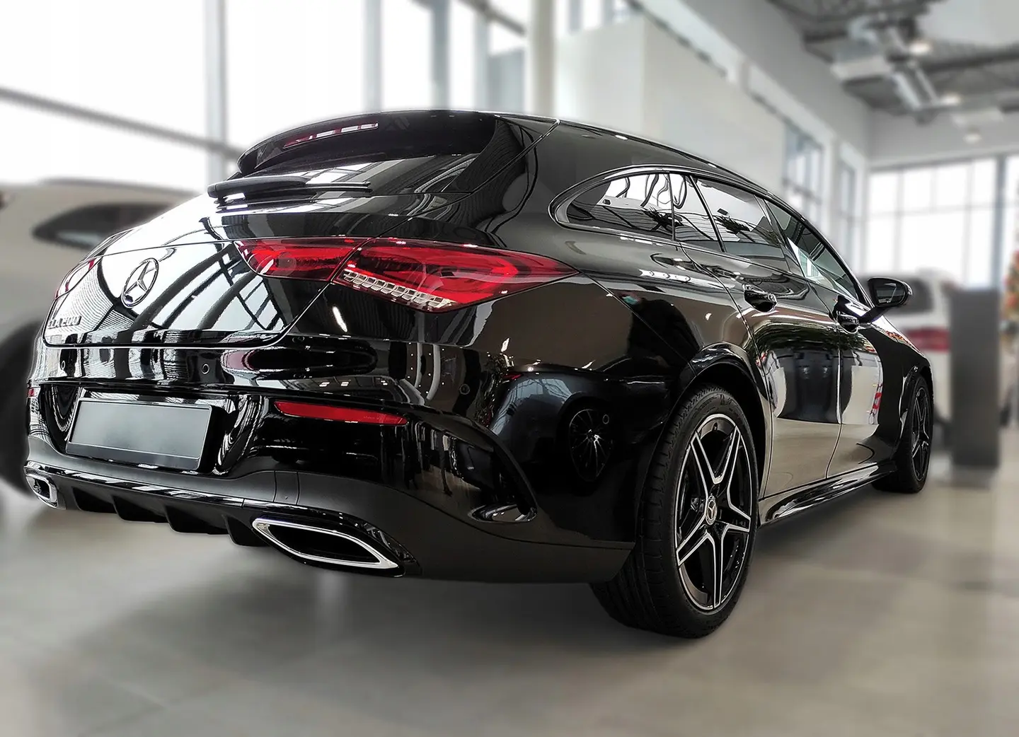 Bakfangerbeskytter Mercedes-Benz CLA-Class II Shooting Brake X118 2019-> Black Edition – bilde 8