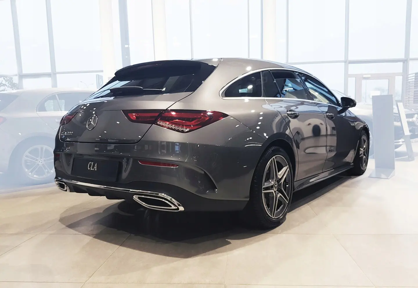 Bakfangerbeskytter Mercedes-Benz CLA II Shooting Brake X118 2019-> Silver Edition – bilde 8