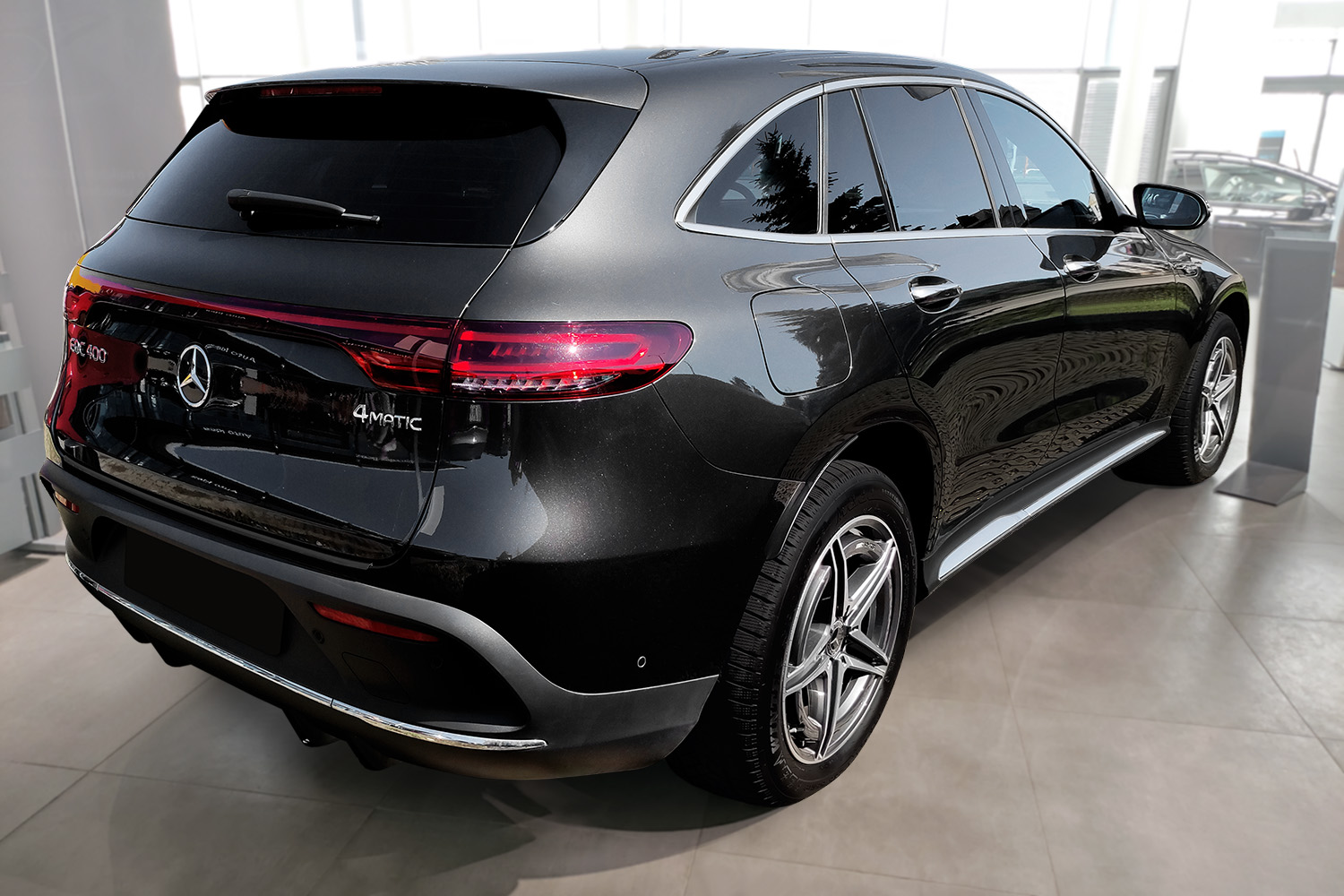 Bakfangerbeskytter Mercedes-Benz EQC (N293) 2019 - 2023 │ Black Edition – bilde 7