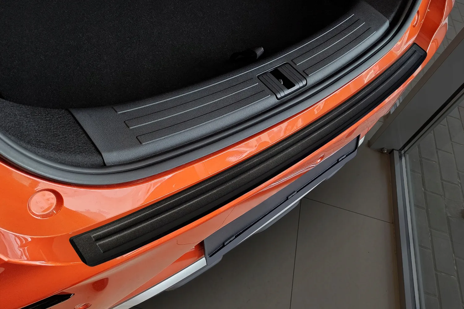 Bakfangerbeskytter MG ZS EV 2019 -> │ Black Mat Edition