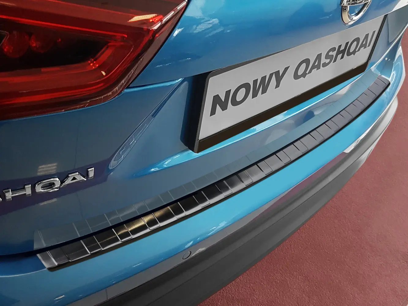 Bakfangerbeskytter Nissan Qashqai (J11) Facelift 2017 - 2021 | Black Edition – bilde 2