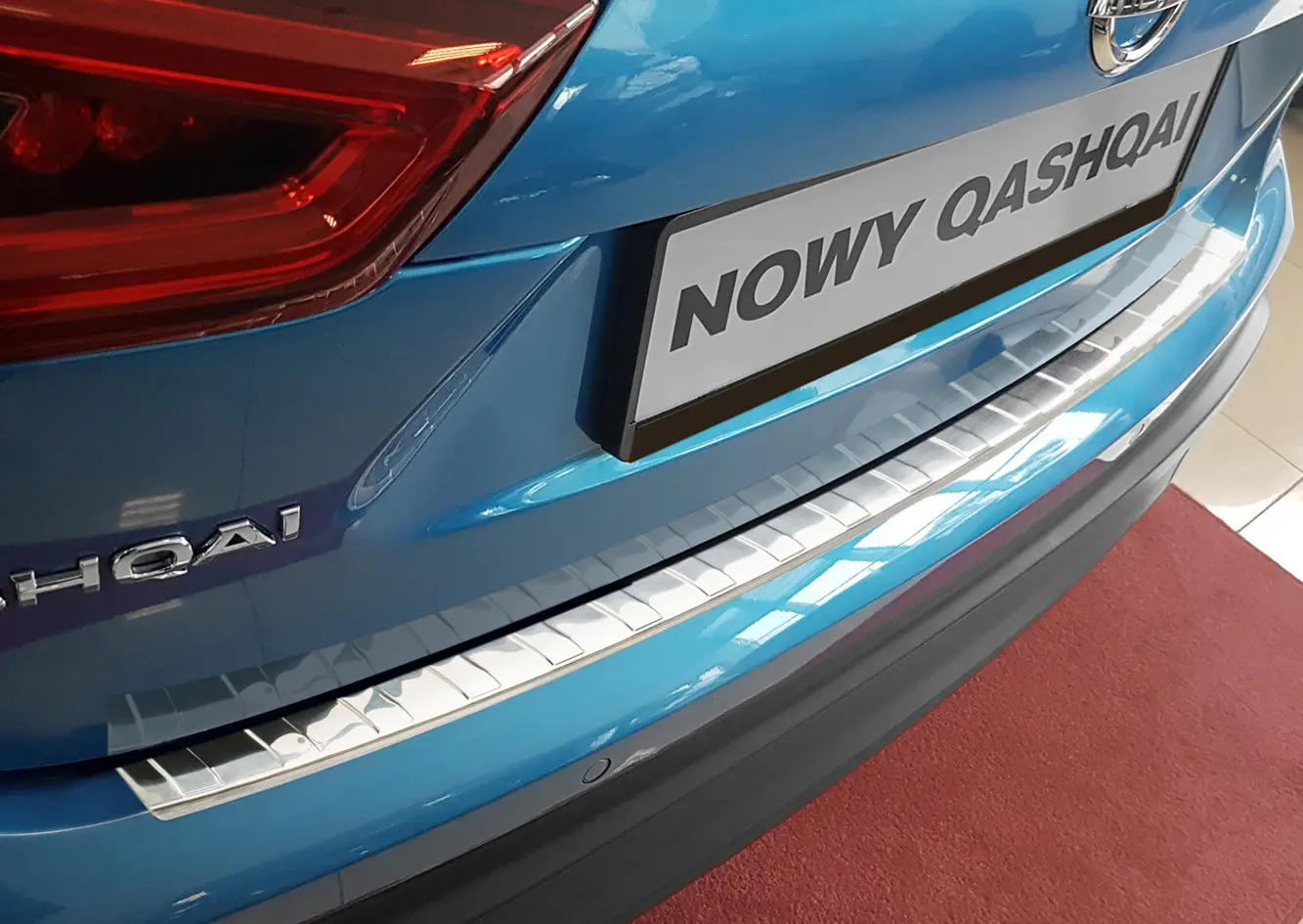 Bakfangerbeskytter Nissan Qashqai (J11) Facelift 2017 - 2021 | Silver Edition – bilde 2