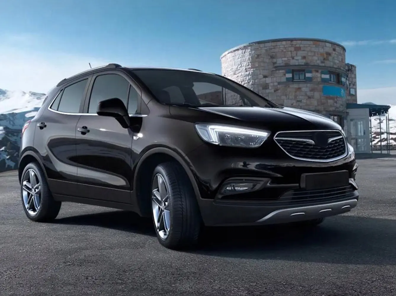 Bakfangerbeskytter Opel Mokka X facelift 2016-> Black Edition – bilde 7