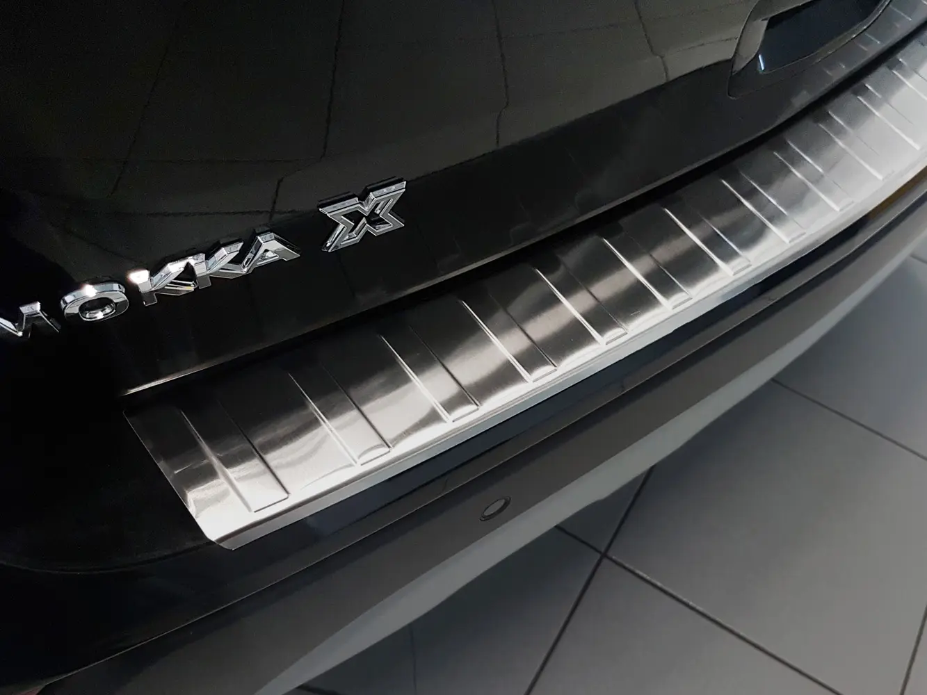 Bakfangerbeskytter Opel Mokka X facelift 2016-> Silver Edition – bilde 2