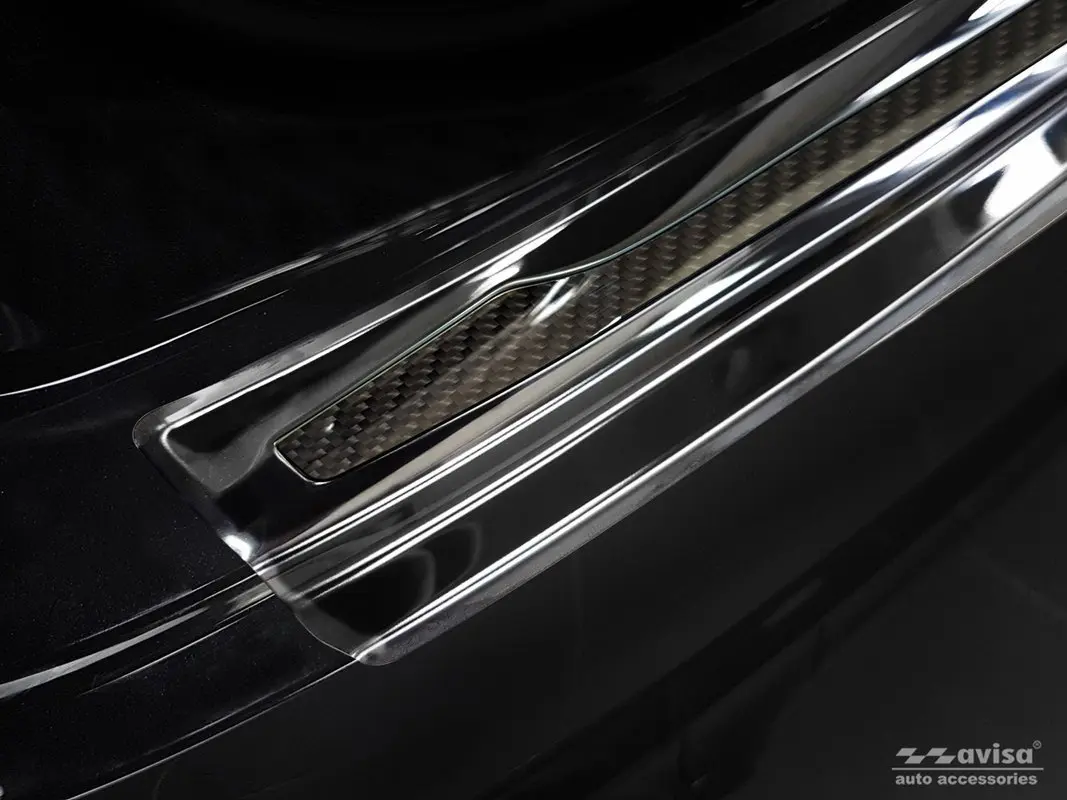 Bakfangerbeskytter Porsche Cayenne III (9YA) 2017 -> │ Carbon Fiber Black – bilde 2
