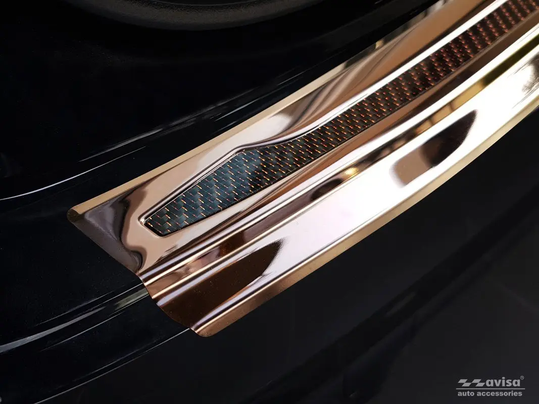 Bakfangerbeskytter Porsche Cayenne III (9YA) 2017 -> │ Carbon Fiber Gold – bilde 2