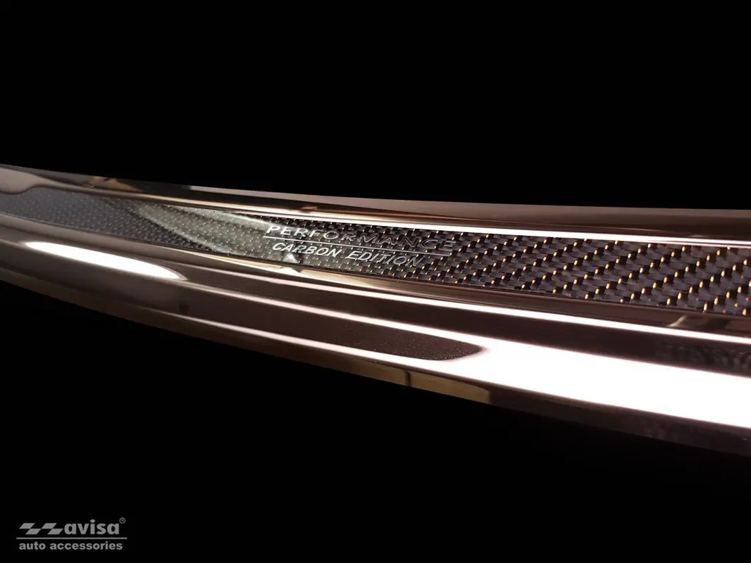 Bakfangerbeskytter Porsche Cayenne III (9YA) 2017 -> │ Carbon Fiber Gold – bilde 4