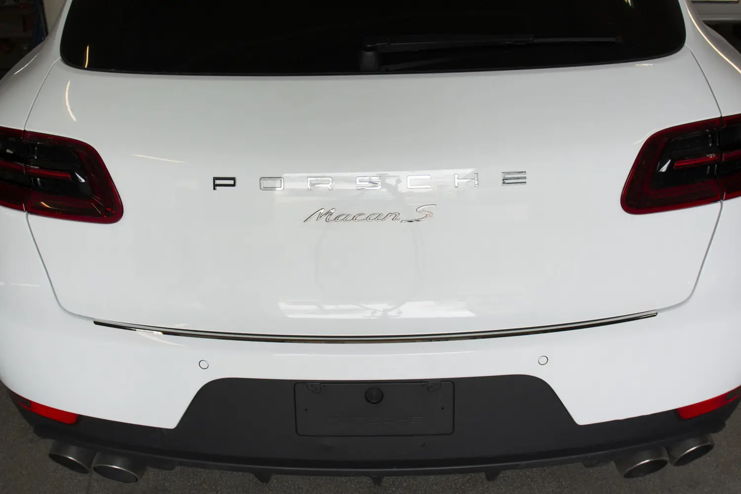 Bakfangerbeskytter Porsche Macan I (95B) 2014 - 2024 │ Silver Edition – bilde 4