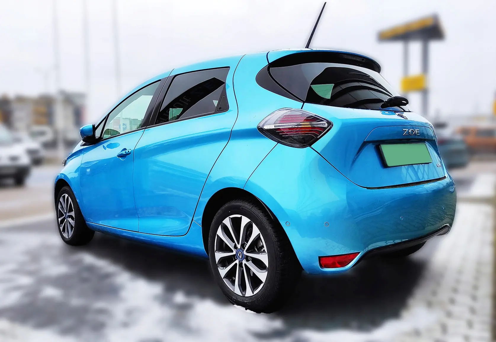 Bakfangerbeskytter Renault Zoe 2019 - 2024 │ Black Editon – bilde 9