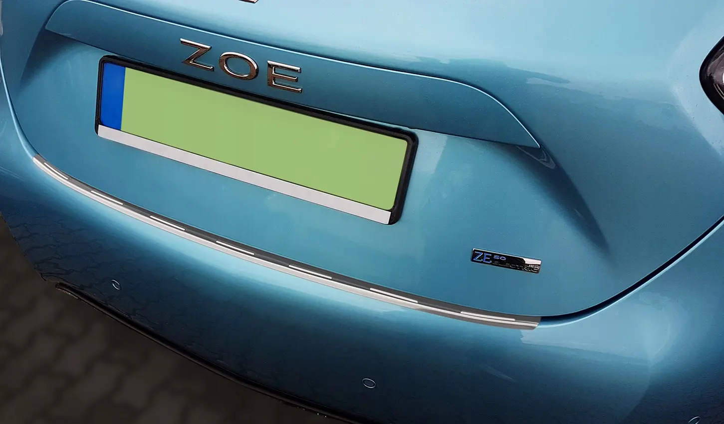 Bakfangerbeskytter Renault Zoe 2019 - 2024 │ Silver Editon – bilde 3