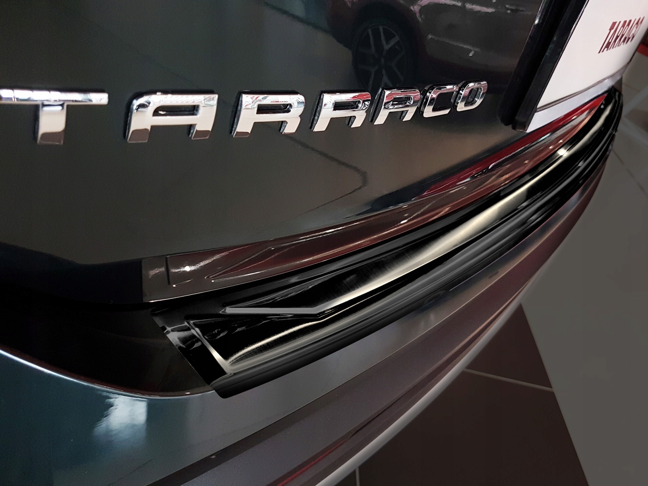 Bakfangerbeskytter Seat Tarraco 2018 - 2024 │ Black Edition – bilde 3