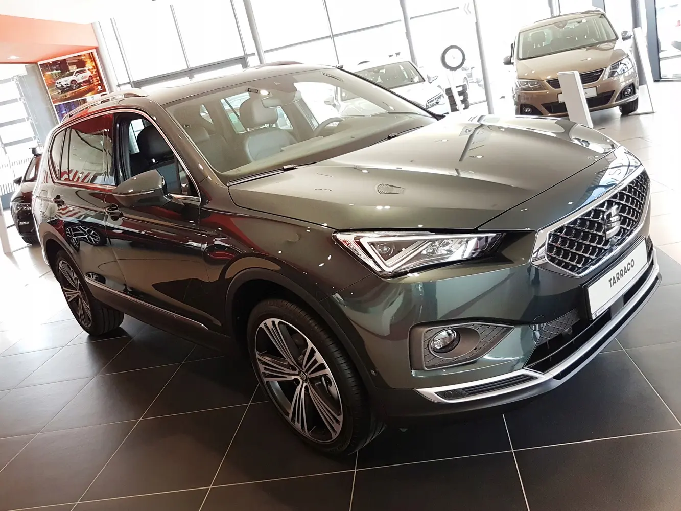 Bakfangerbeskytter Seat Tarraco 2018 - 2024 │ Silver Edition – bilde 9