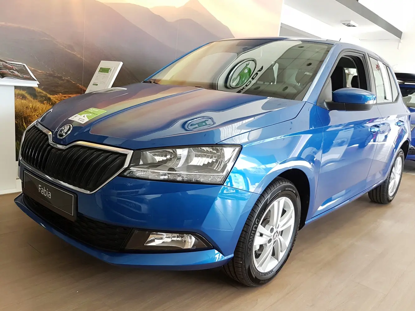 Bakfangerbeskytter Skoda Fabia III hatchback facelift 2018-> Silver Edition Image 8