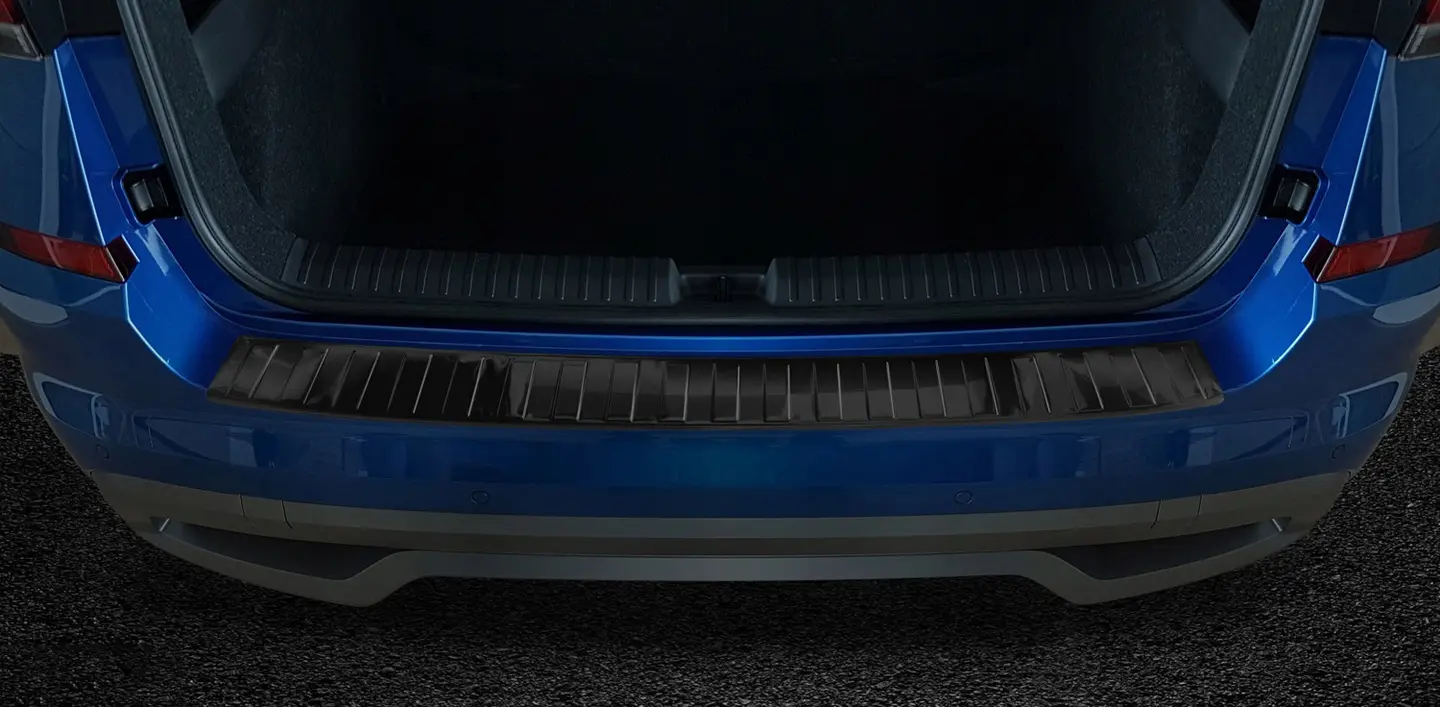 Bakfangerbeskytter Skoda Kamiq 2019 -> │ Black Edition