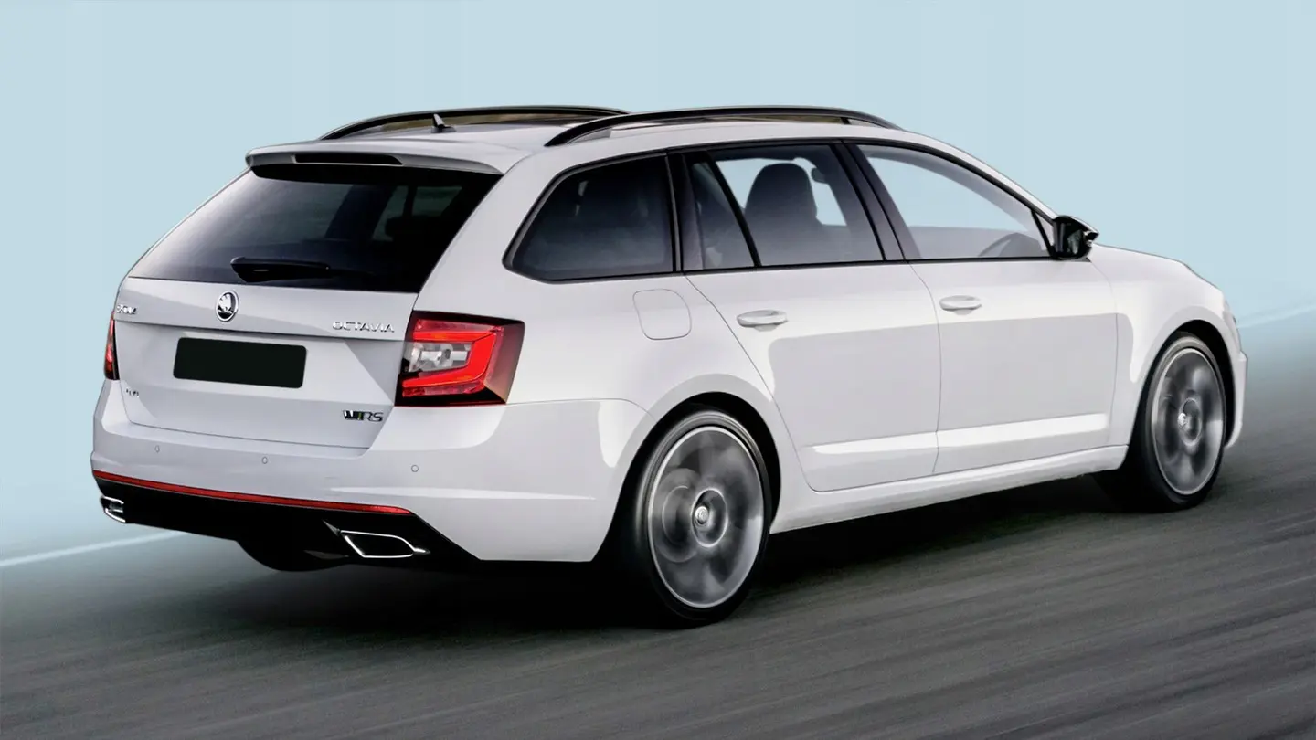 Bakfangerbeskytter Skoda Octavia III RS Stasjonsvogn 2013 - 2019 │ Black Edition – bilde 7