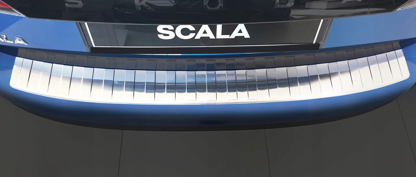 Bakfangerbeskytter Skoda Scala 2019 -> │ Silver Edition