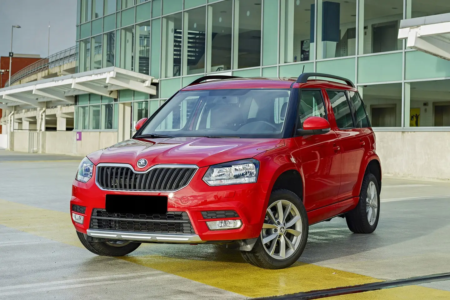 Bakfangerbeskytter Skoda Yeti City 2013-2017 Black Edition – bilde 6