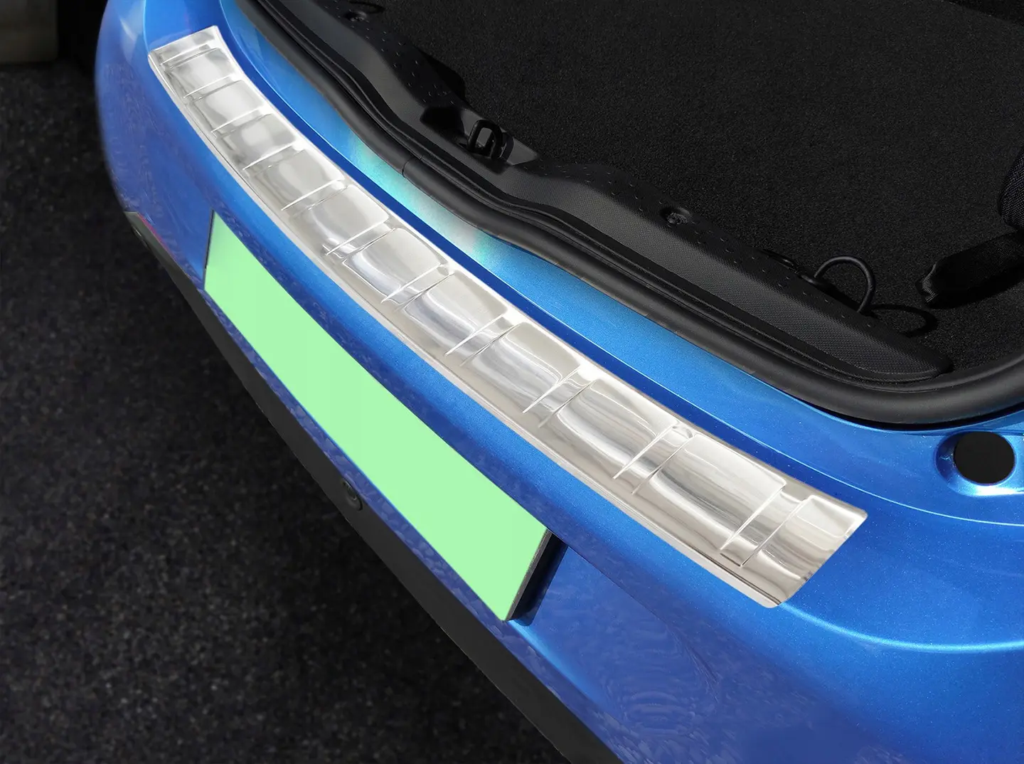 Bakfangerbeskytter Smart Forfour II W453/W453EQ 2014-> Silver Edition