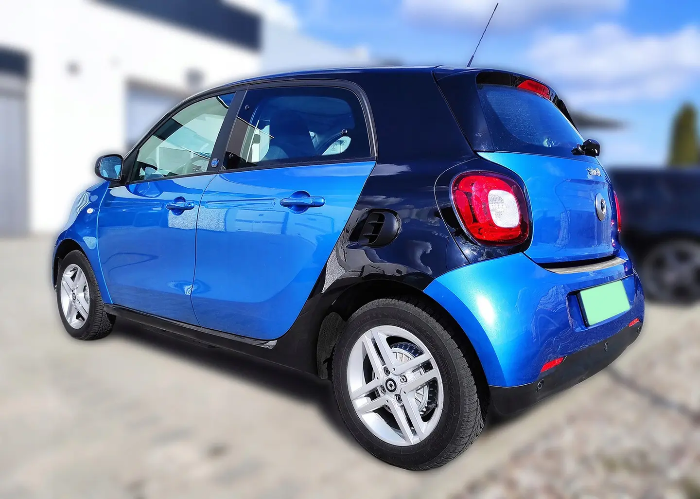 Bakfangerbeskytter Smart Forfour II W453/W453EQ 2014-> Silver Edition – bilde 10