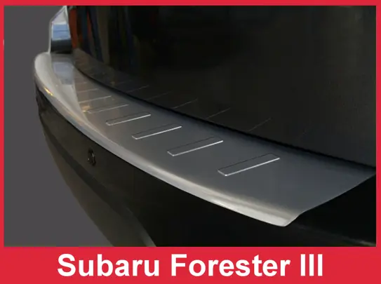 Bakfangerbeskytter Subaru Forester III 2008 - 2013 │ Silver Edition