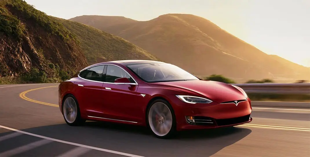 Bakfangerbeskytter Tesla Model S 2012 - 2021 │ Carbon Fiber Black – bilde 5