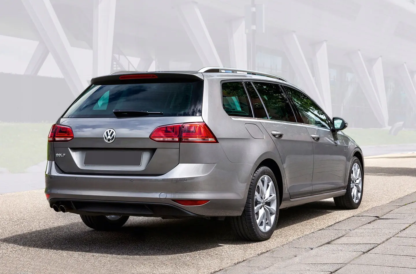 Bakfangerbeskytter Volkswagen Golf VII Variant versjon-Alltrack  pre-facelift 2012-2016 Black Edition Image 8