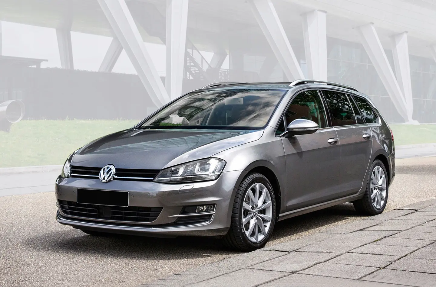 Bakfangerbeskytter Volkswagen Golf VII Variant versjon-Alltrack  pre-facelift 2012-2016 Black Edition Image 9