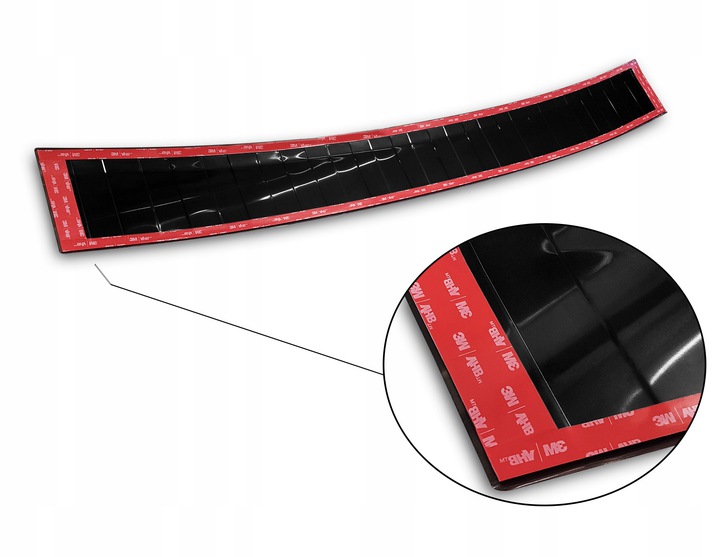 Bakfangerbeskytter Volvo V70 III Facelift 2013 - 2016 │ Black Edition – bilde 7