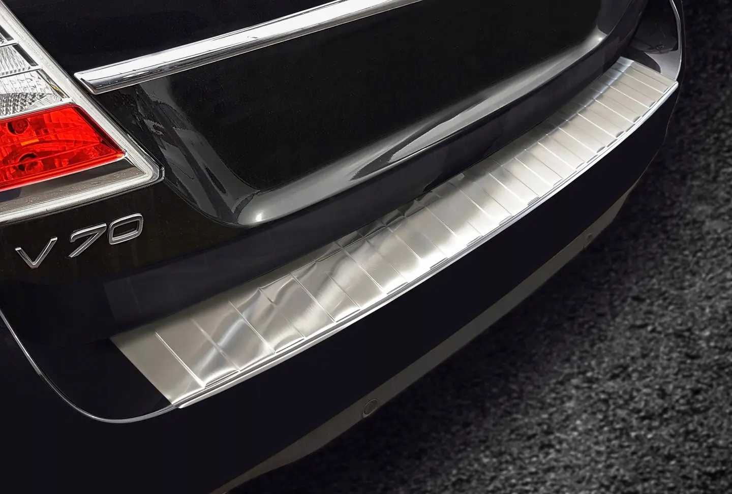 Bakfangerbeskytter Volvo V70 III Facelift 2013 - 2016 │ Silver Edition