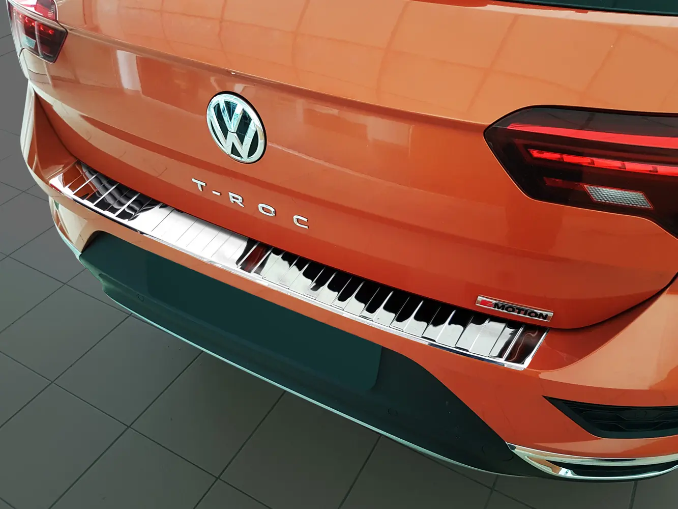 Bakfangerbeskytter VW T-Roc I 2017 - 2025 │ Silver Edition – bilde 3