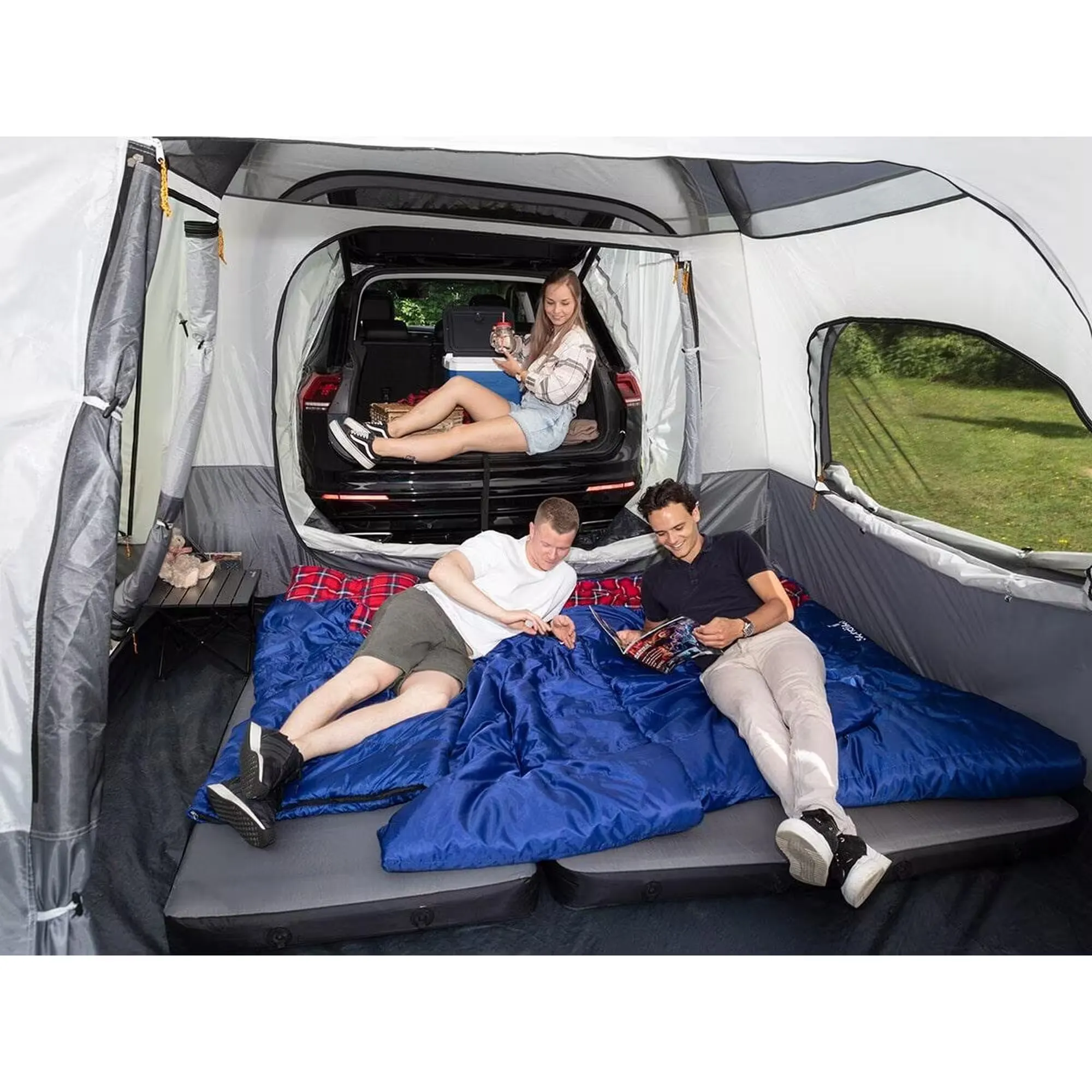 Bakluke telt Skandika Pitea XL Cross 4 personer │ Hekktelt - bakmontert - 1 sovekabin + fortelt – bilde 4