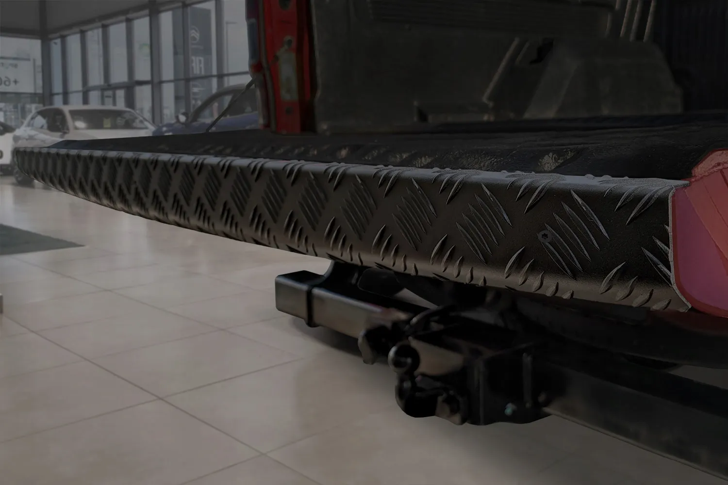 Baklukebeskytter Ford Ranger 2011 - 2022 │ Deksel til bakluken - Tailgate Rail Guard Cap Protector – bilde 3