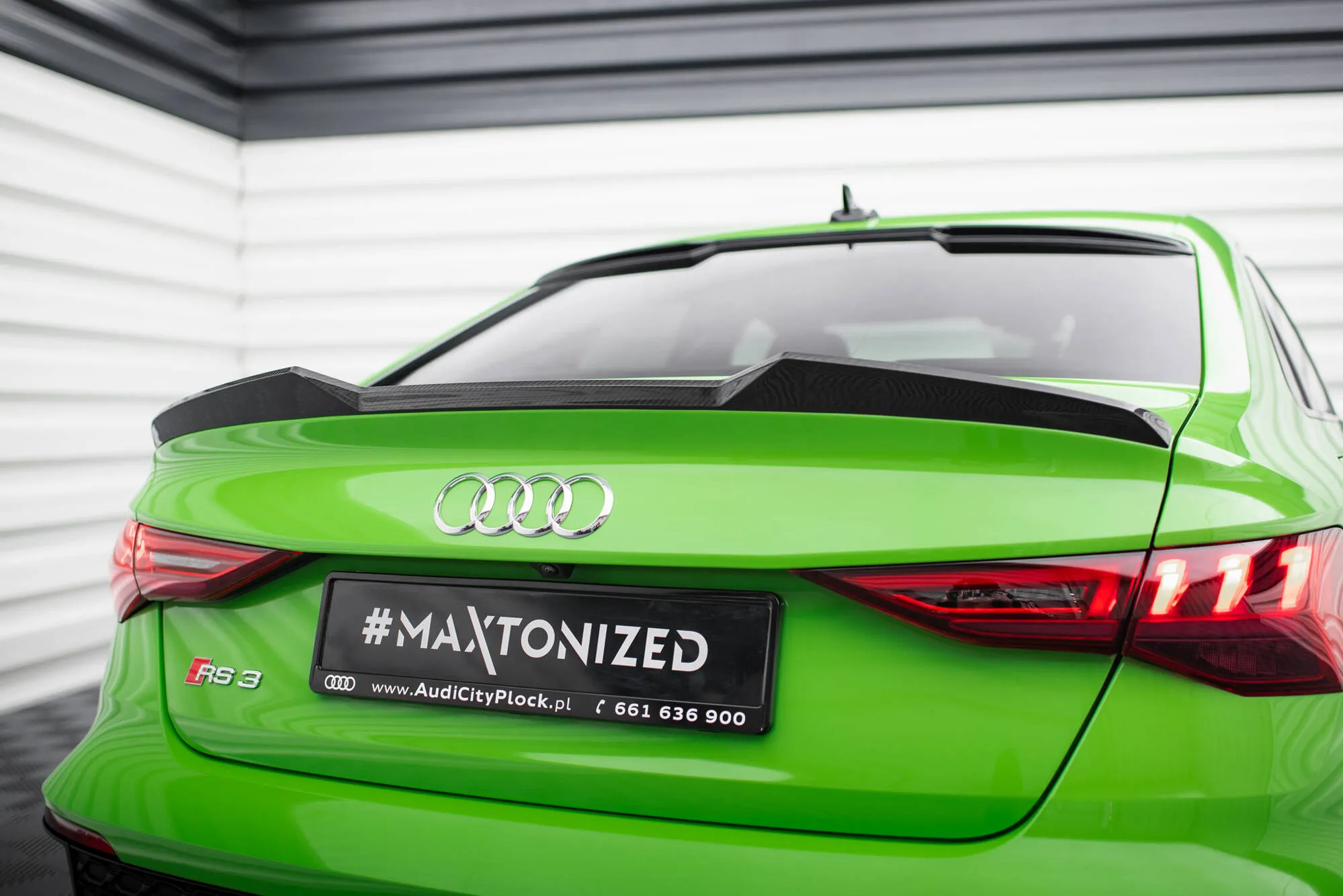 Baklukespoiler Audi A3 (S3) 2020-2026 | Carbon Fiber Edition