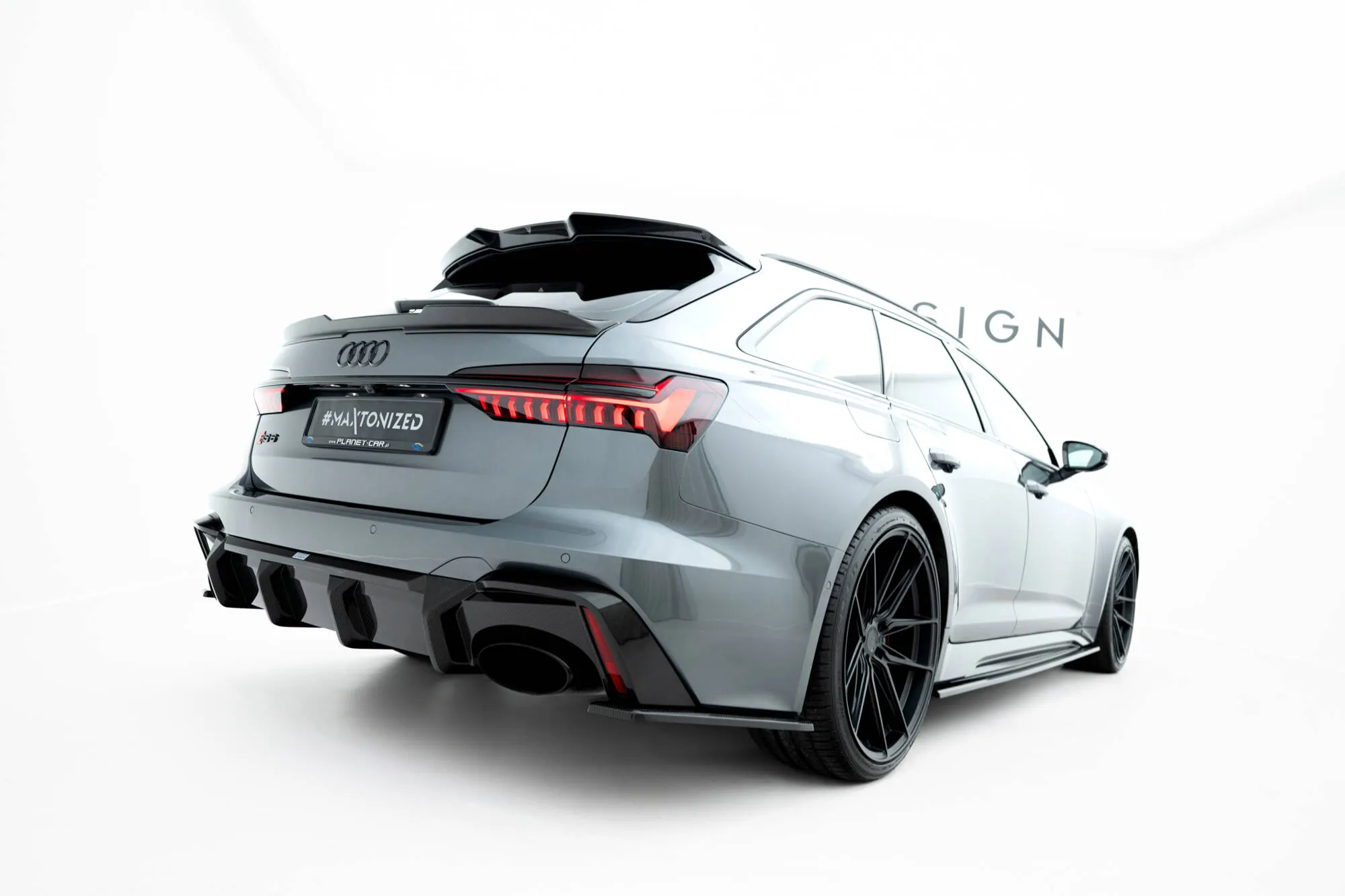 Baklukespoiler Audi A6 (C8) 2018-2026 | Carbon Fiber Edition – bilde 6