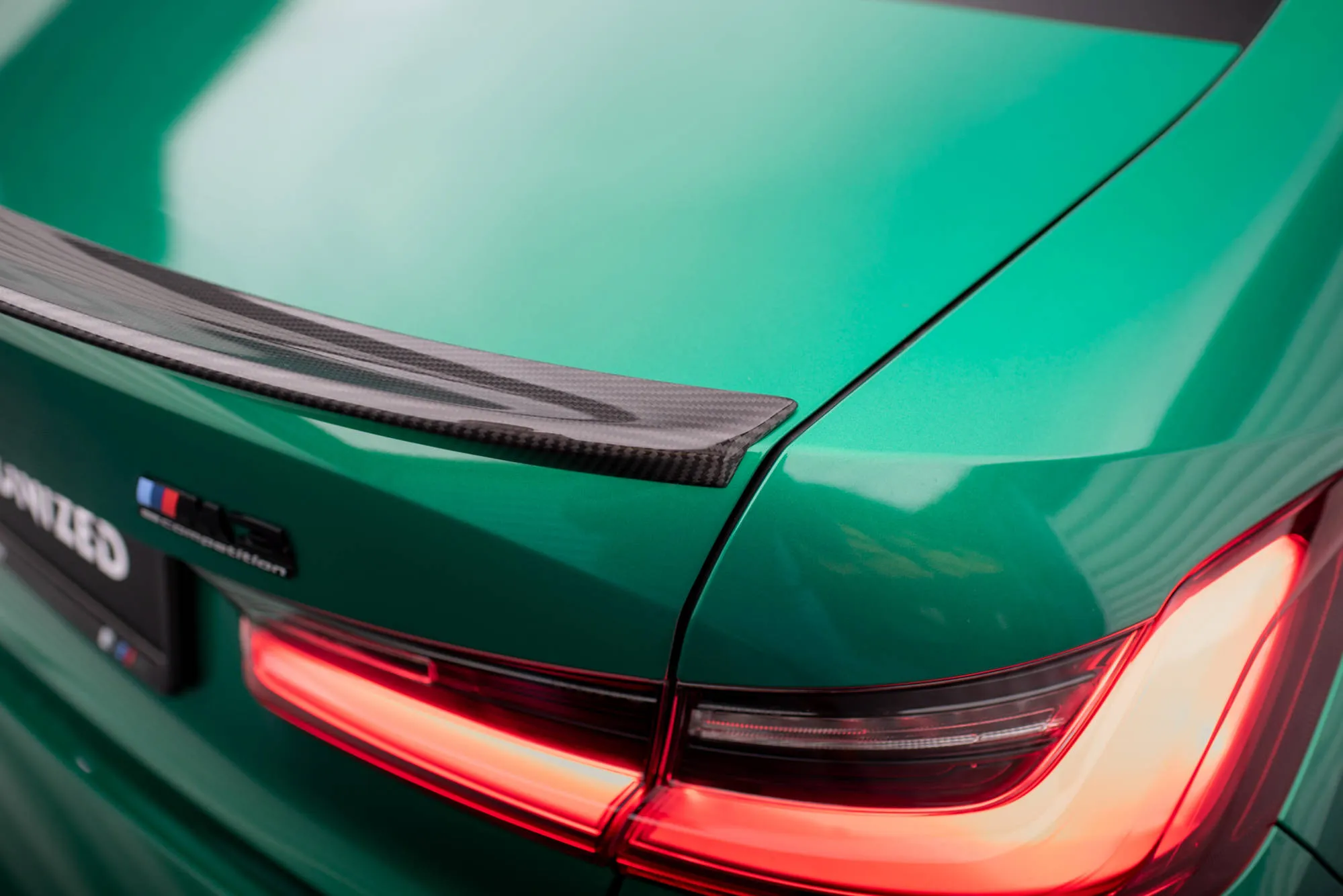 Baklukespoiler BMW M3 (G80) 2021-2026 | Carbon Fiber Edition – bilde 4