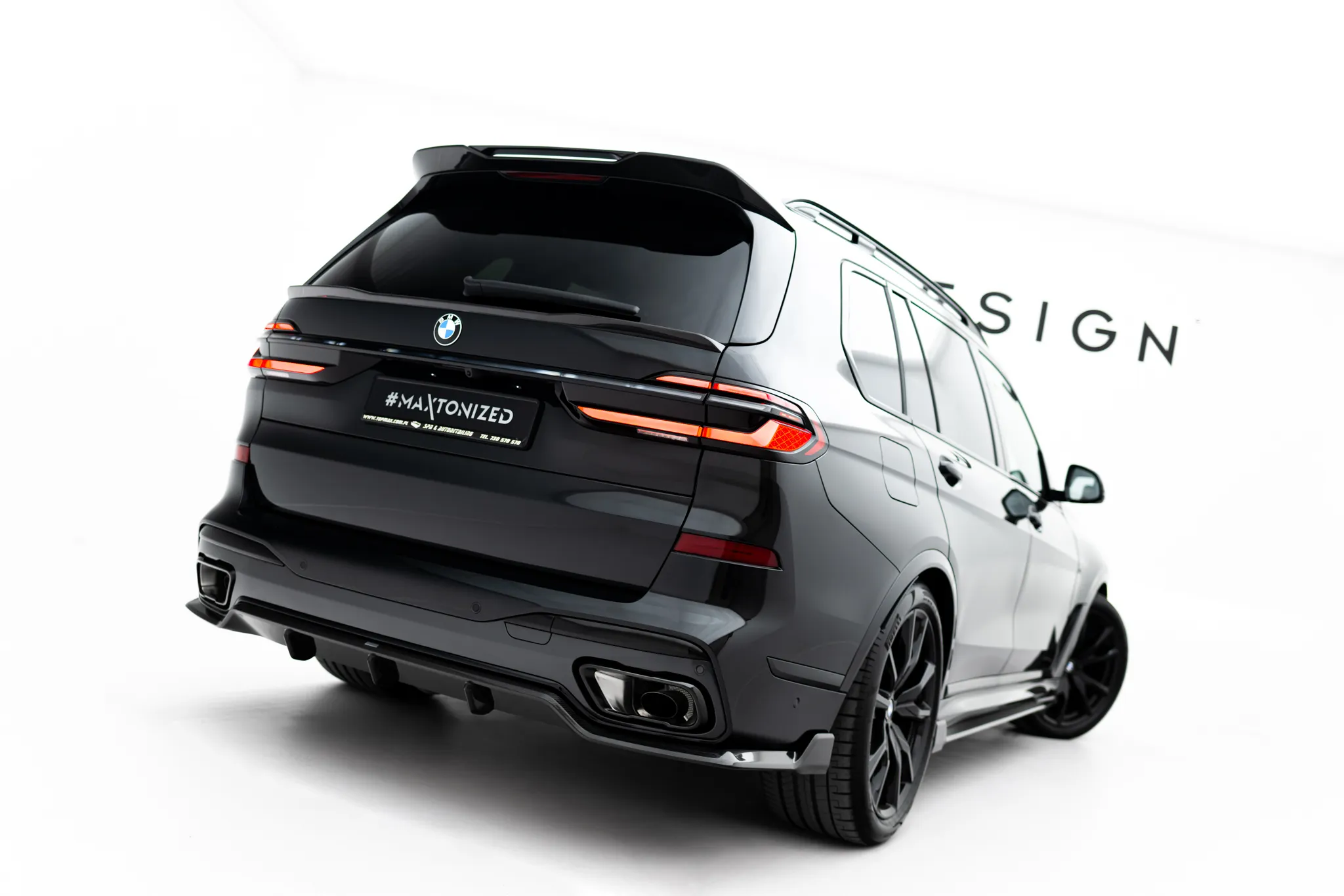 Baklukespoiler BMW X7 (G07 Facelift) 2022-2026 | Carbon Fiber Edition