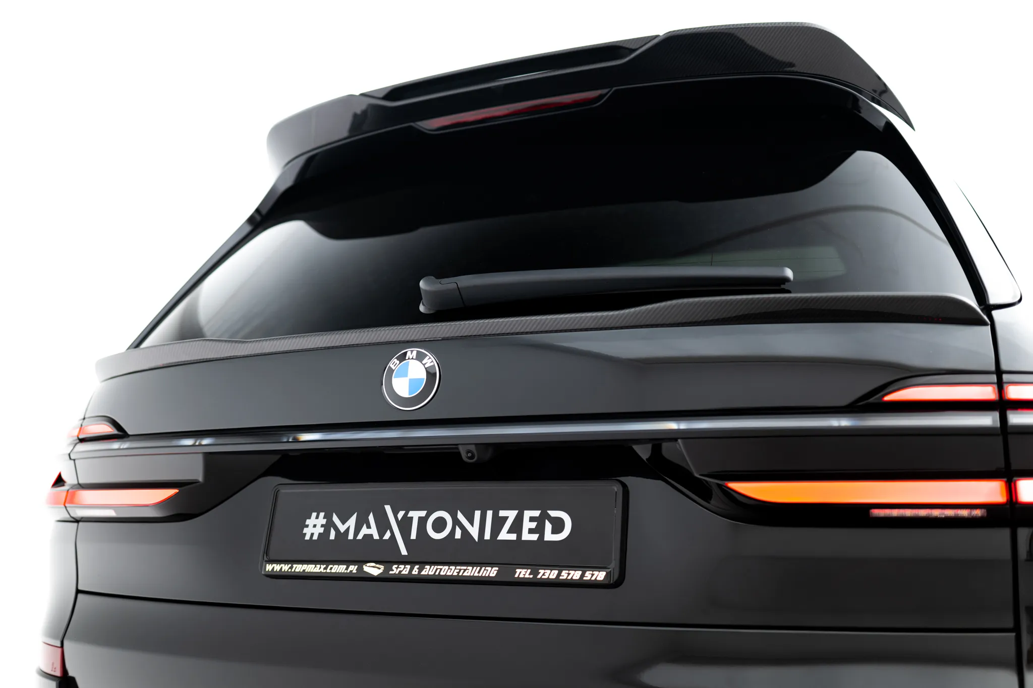 Baklukespoiler BMW X7 (G07 Facelift) 2022-2026 | Carbon Fiber Edition