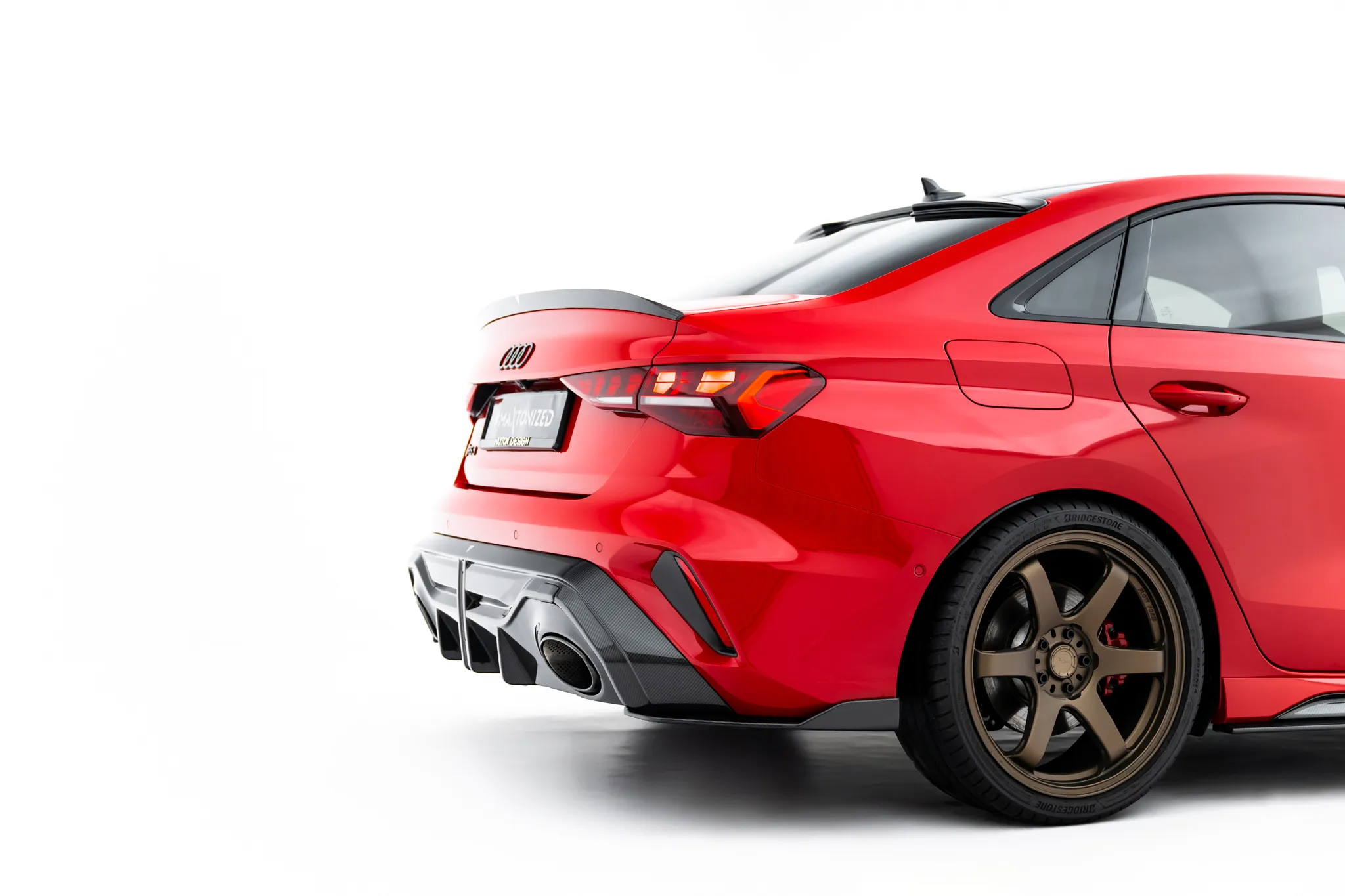 Baklukespoiler V.2 Audi A3 (S3) 2024-2026 | Carbon Fiber Edition – bilde 2