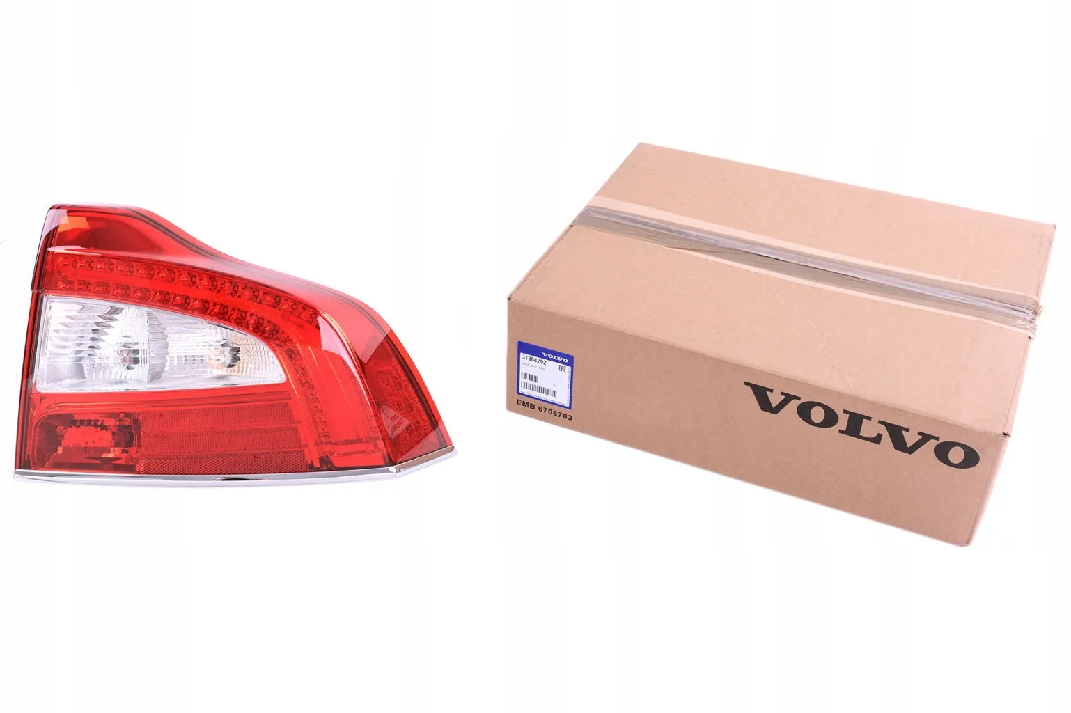 Baklykt LED Volvo S80 2014-2016 │ Genuine® høyre side