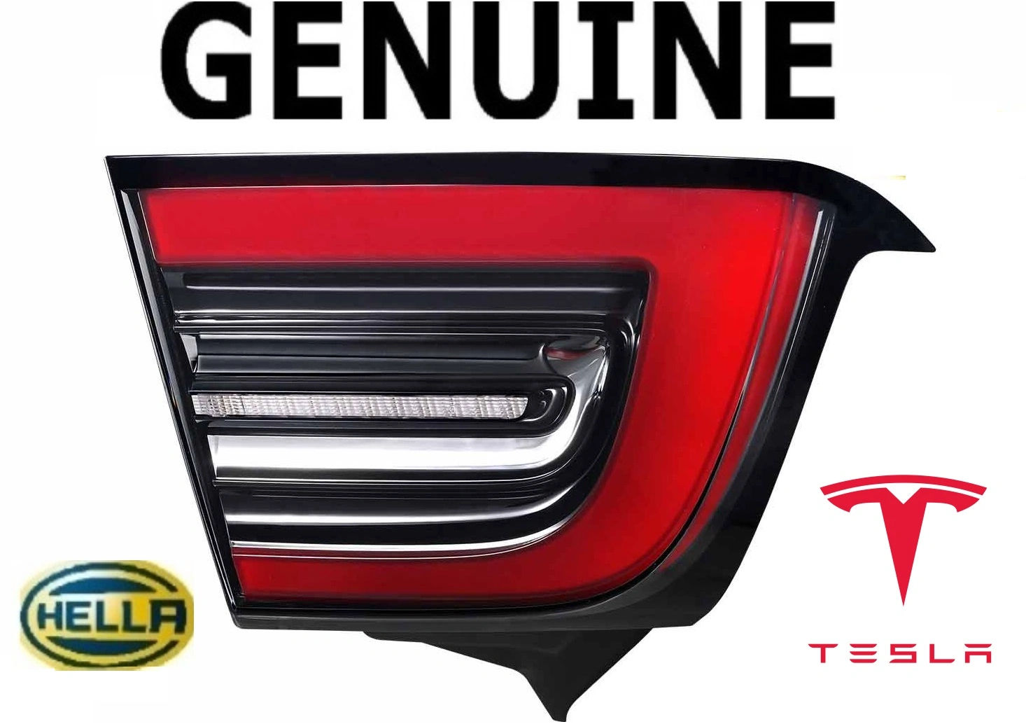Baklykt Tesla Model 3 2021 - 2023 / Tesla Model Y 2020 - 2025 │ venstre - Genuine® Hella Rear Light Lamp Left – bilde 3