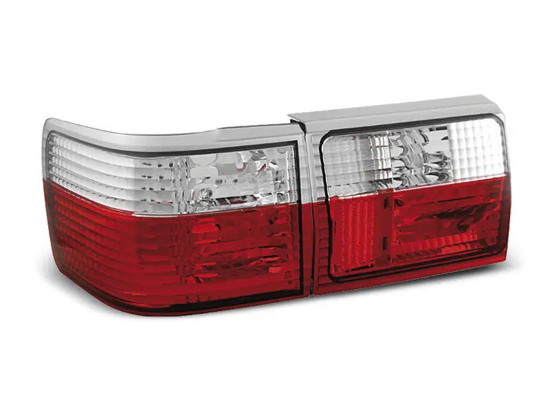 Baklykter AUDI 80 B3 09.86-11.91 / B4 AVANT 09.1991-04.1996 RED WHITE – bilde 2