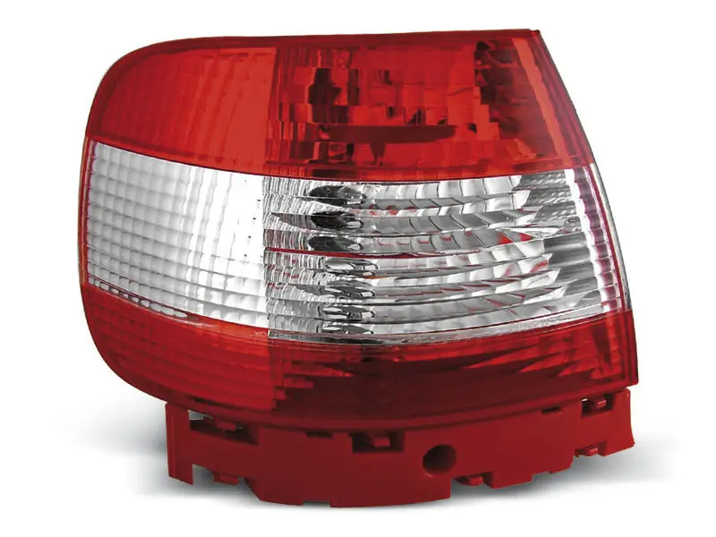 Baklykter AUDI A4 11.94-09.00 RED WHITE – bilde 3