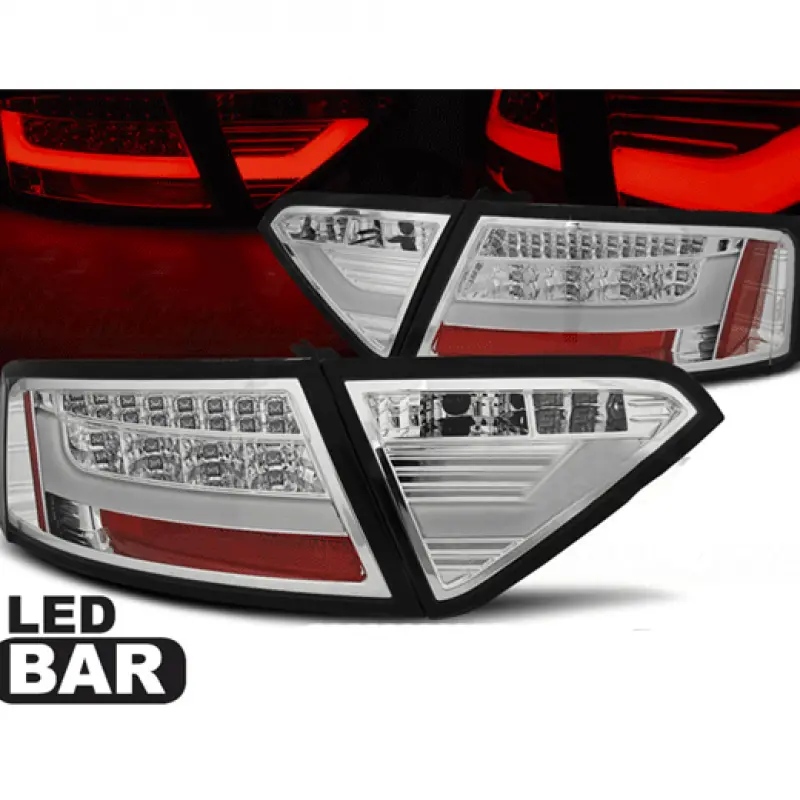Baklykter Audi A5/S5 8T Coupe  2007 - 2011 │ CHROME