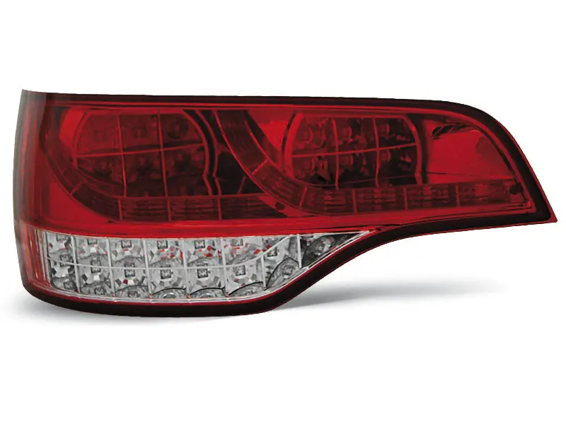 Baklykter Audi Q7 4L 2005 - 2009 │ RED WHITE – bilde 3