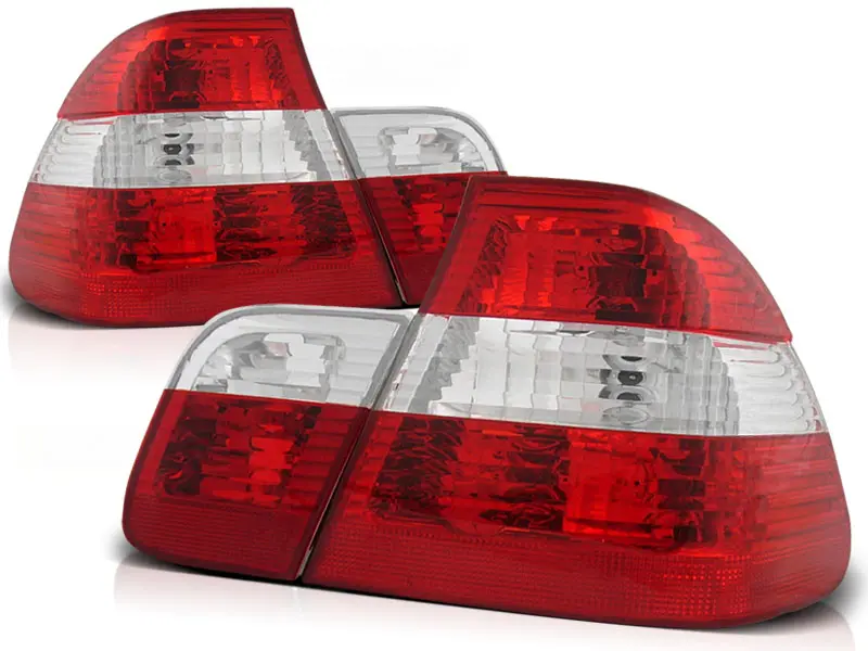 Baklykter BMW 3 (E46) 2001-2005 RED WHITE