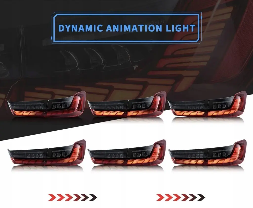 Baklykter BMW 3 (G20) Sedan 2019 - 2023 │ M3 GTS Design OLED Dynamisk – bilde 3