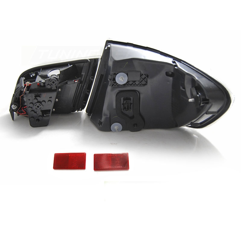 Baklykter BMW 5 (F10) Sedan 2010 - 2013 │ BLACK CHROME LCI LOOK – bilde 4