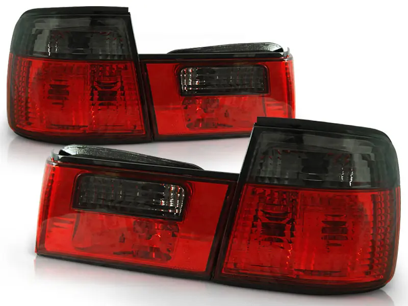 Baklykter BMW E34 02.88-12.95 RED SMOKE