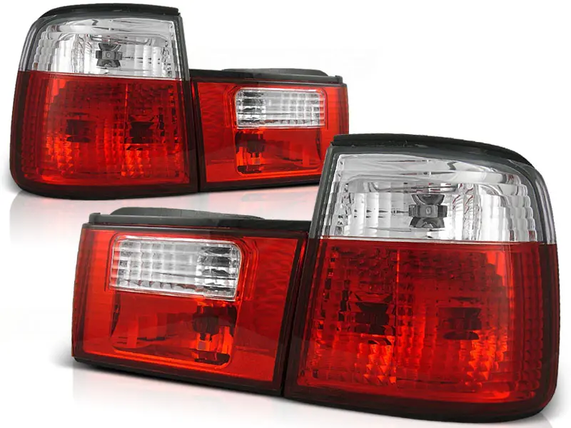 Baklykter BMW E34 02.88-12.95 RED WHITE