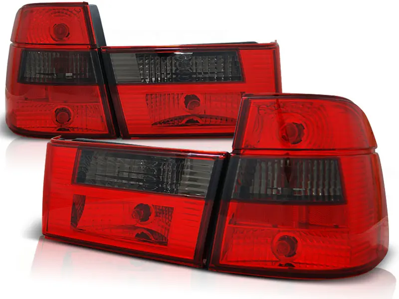Baklykter BMW E34 91-96 TOURING RED SMOKE